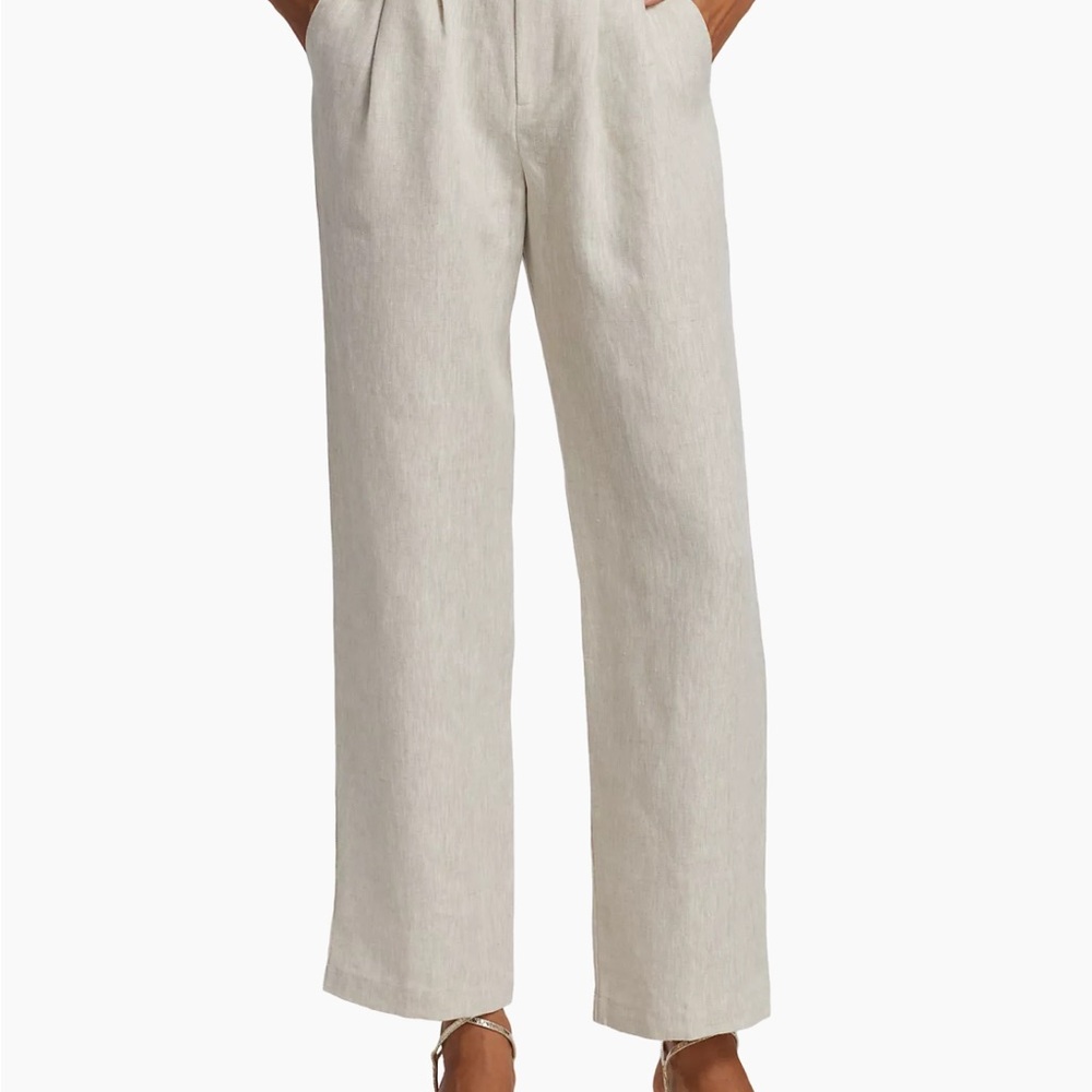 Reformation 100% linen High Waisted pant